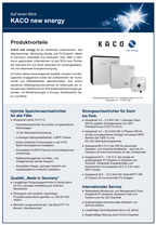 KACO blueplanet 10.0 NX3 M2 – PV-Wechselrichter 3-phasig, 10 kW, 2 MPPT, WiFi & App