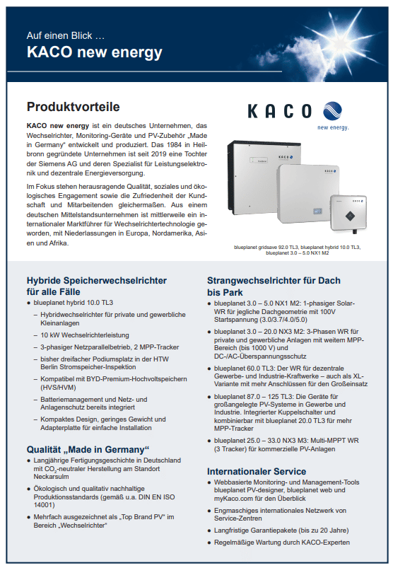 KACO BLUEPLANET 10.0 NX3 M2